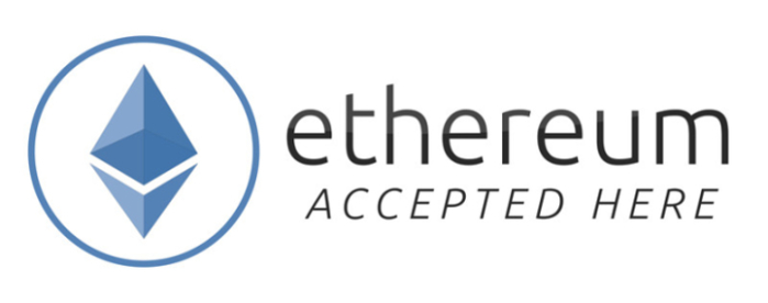 Ethereum accepted here! Ethereum accepted here!